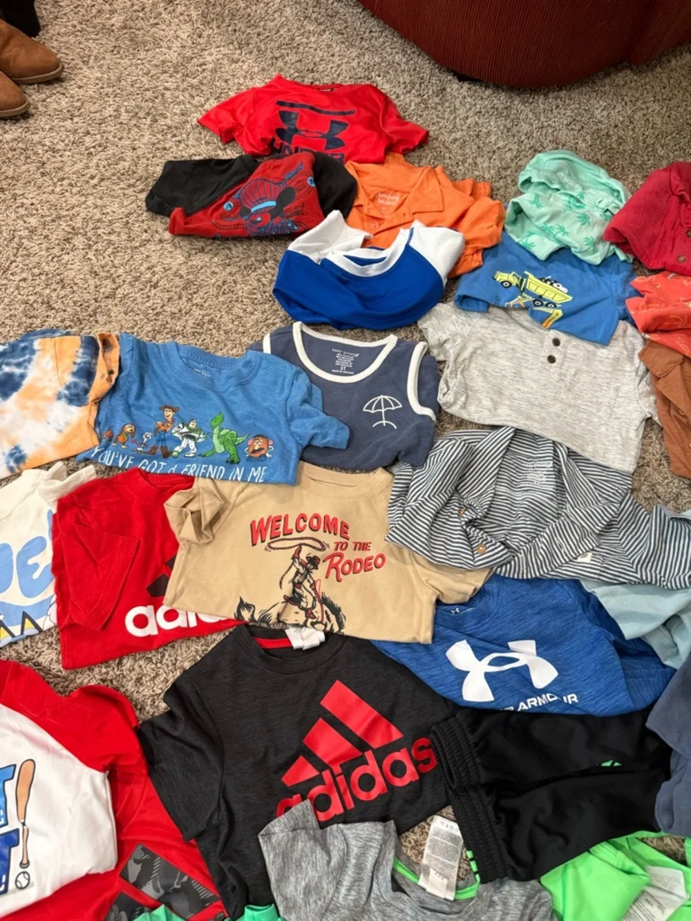 Summer Mixed Boys 3T Activewear Lot - Bright Multi Colors